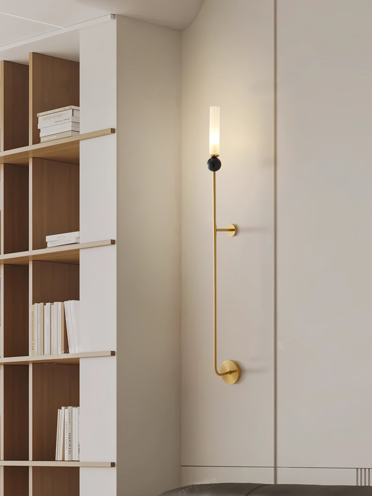 Dulane modern minimalistisk vertikal vägglampa i marmor