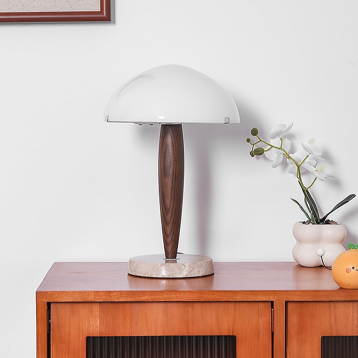 Candeeiro de mesa minimalista em vidro Jackson