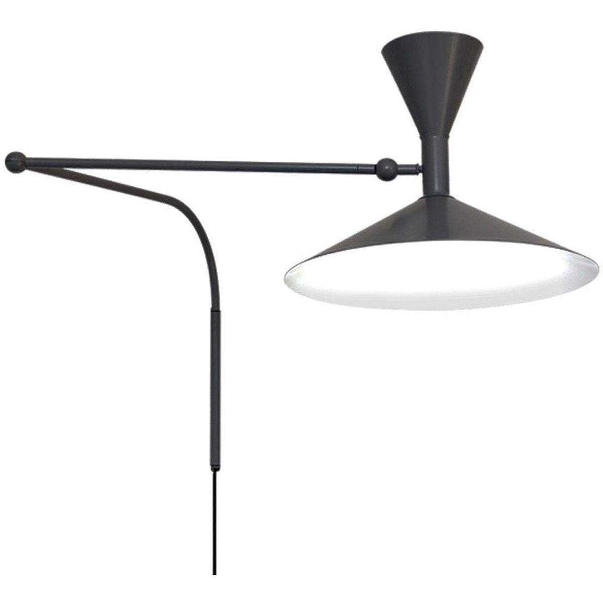 Viraelaria vägglampa Marseille, justerbar
