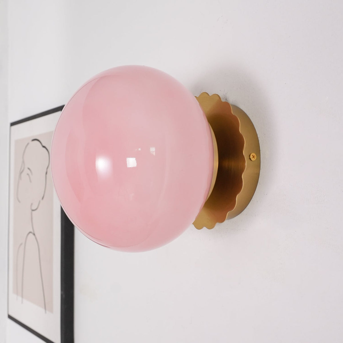 Sovel marshmallowvägglampa
