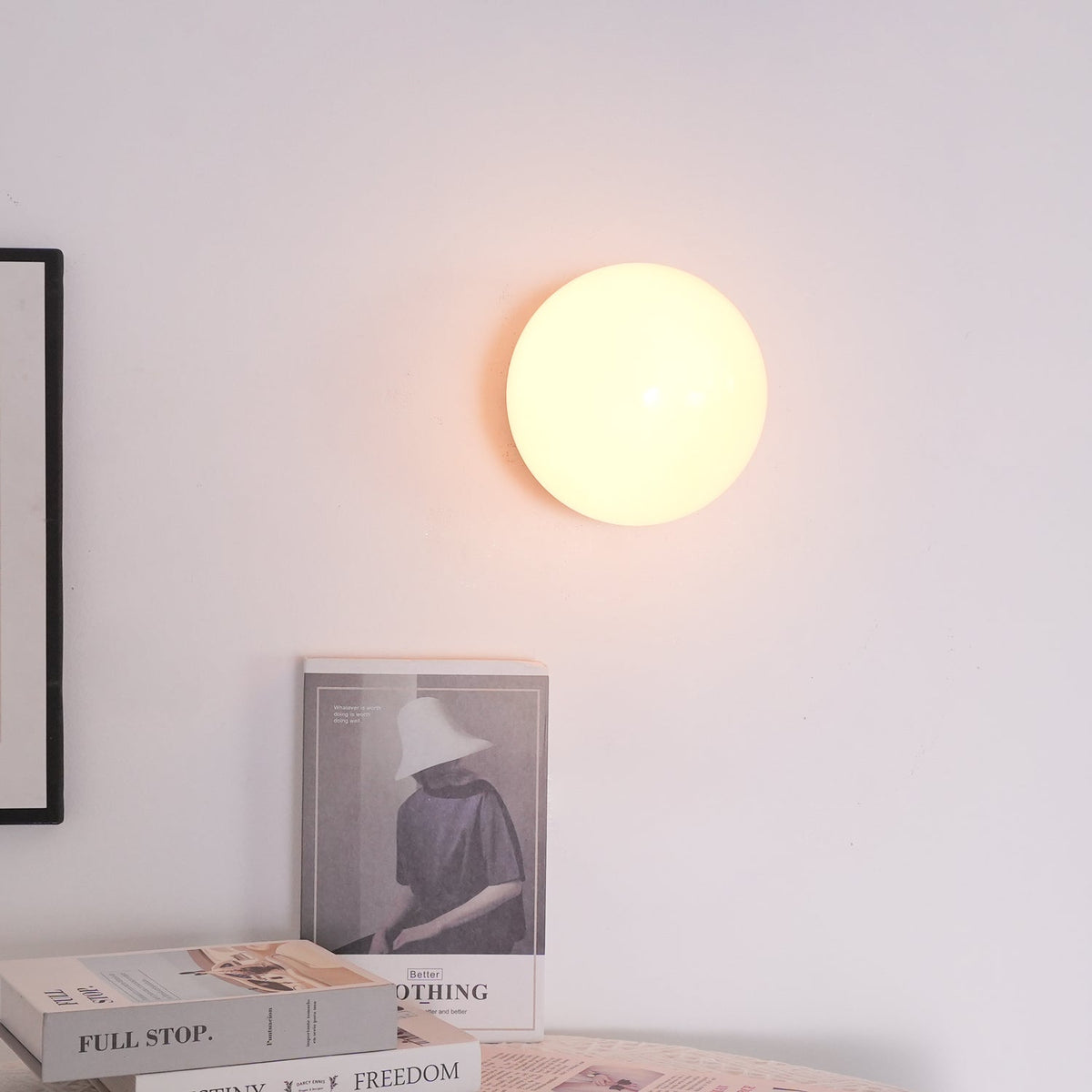 Sovel marshmallowvägglampa