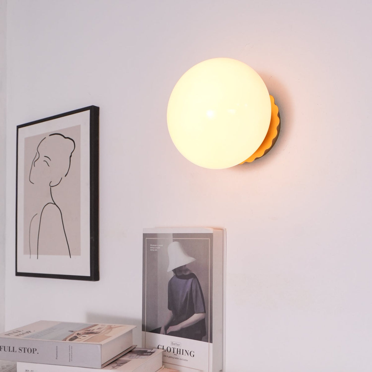 Sovel marshmallowvägglampa