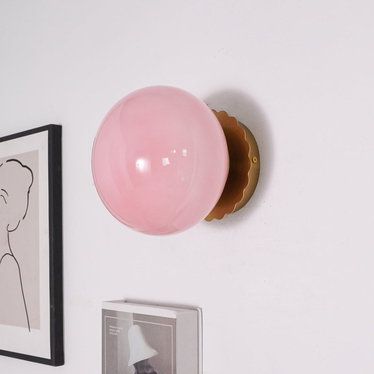 Sovel marshmallowvägglampa