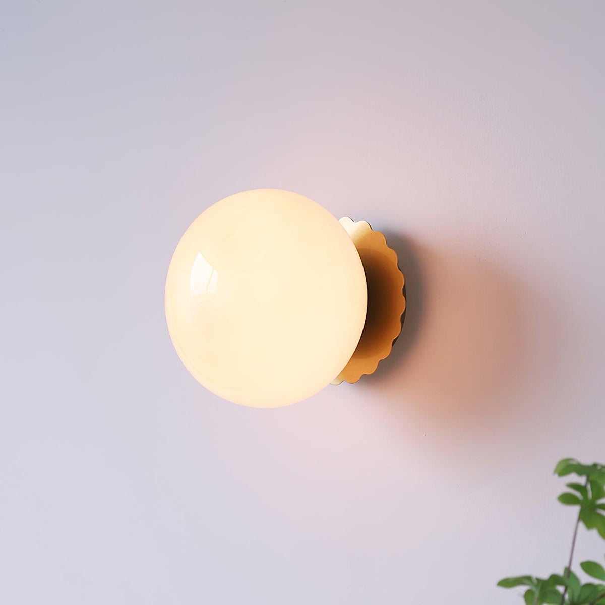 Sovel marshmallowvägglampa