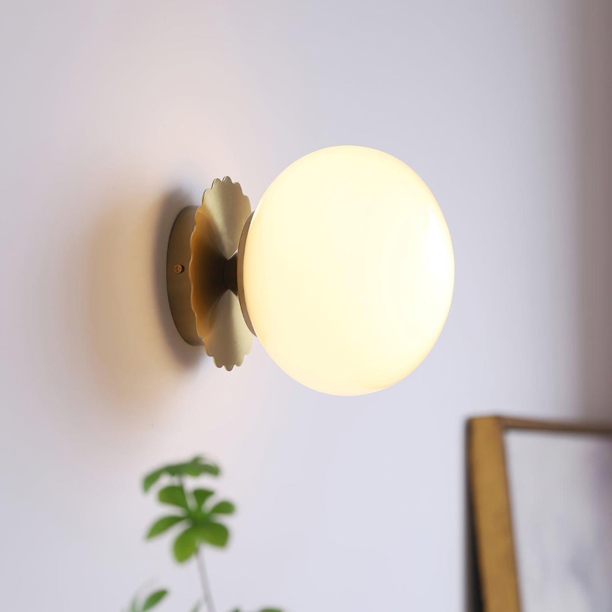 Sovel marshmallowvägglampa
