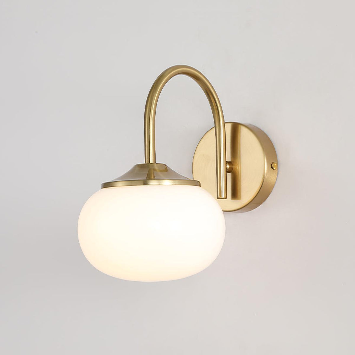 Candeeiro de parede Ove Premium Nordic em vidro artístico