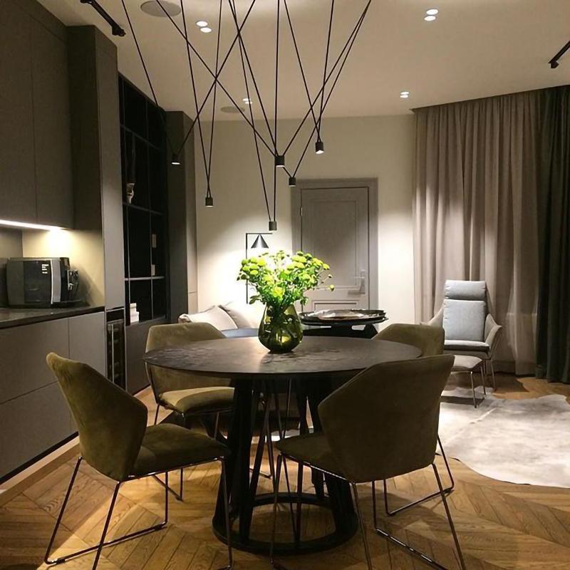 Miriira-riippuvalaisinkokoelma, ohuet kaapelilinjat