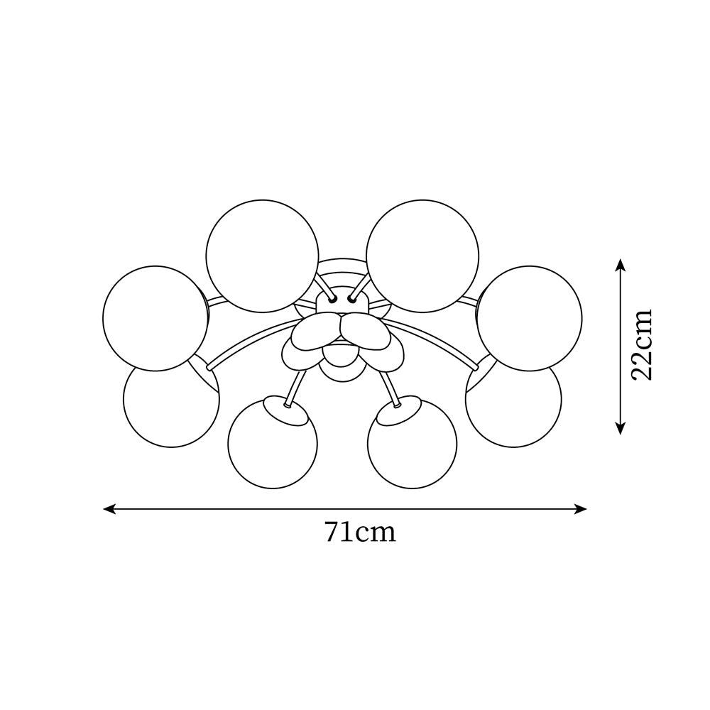 Candeeiro de teto com pétalas cor-de-rosa Nirox