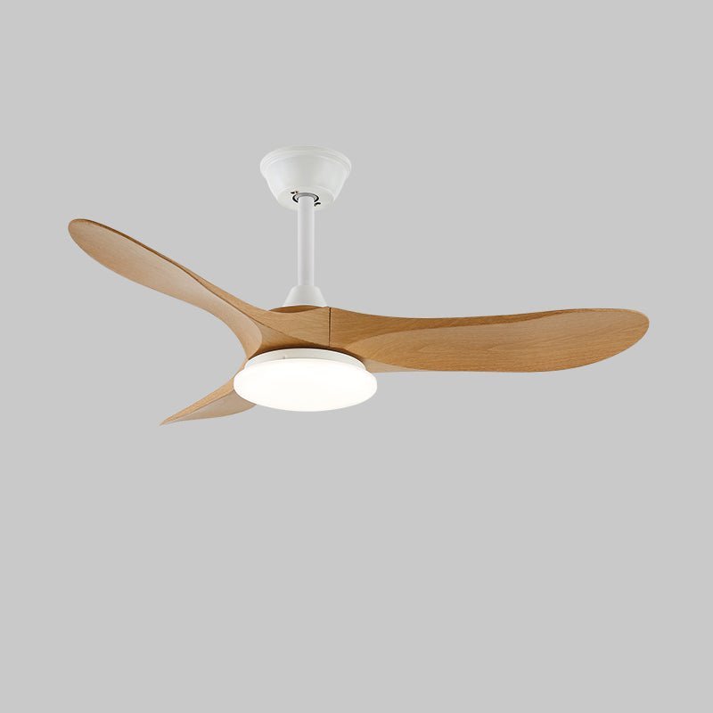 Ventoinha de teto com luz Velix em madeira moderna