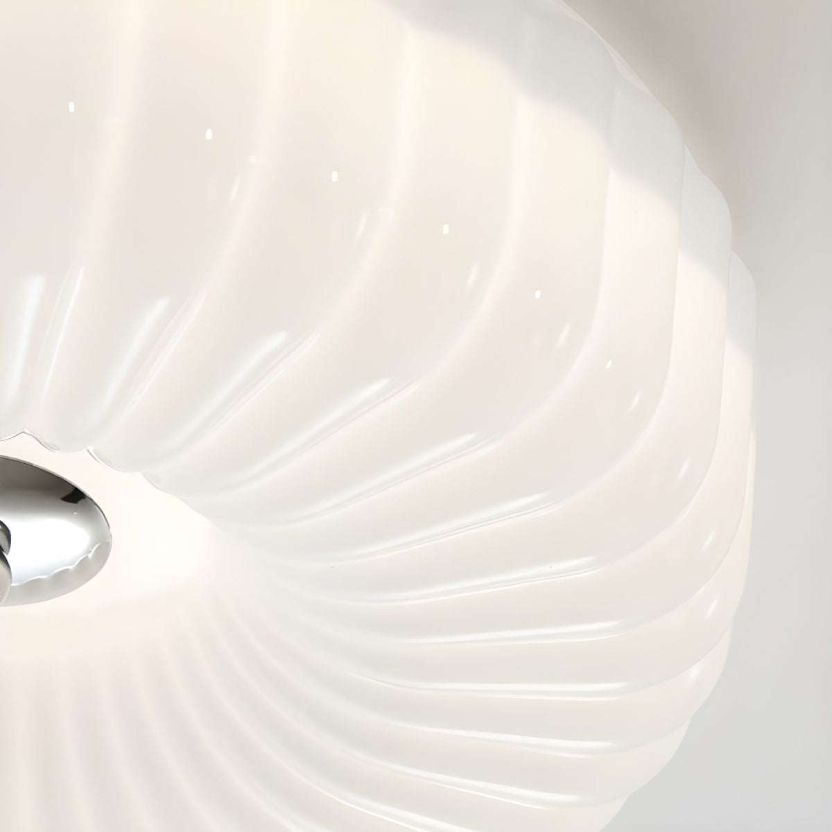 Arisha modern LED-plafonderad taklampa i glas för sovrum