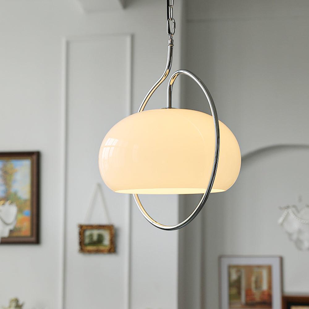 Candeeiro suspenso Medieval Premium de arte nórdica em vidro, estilo swag