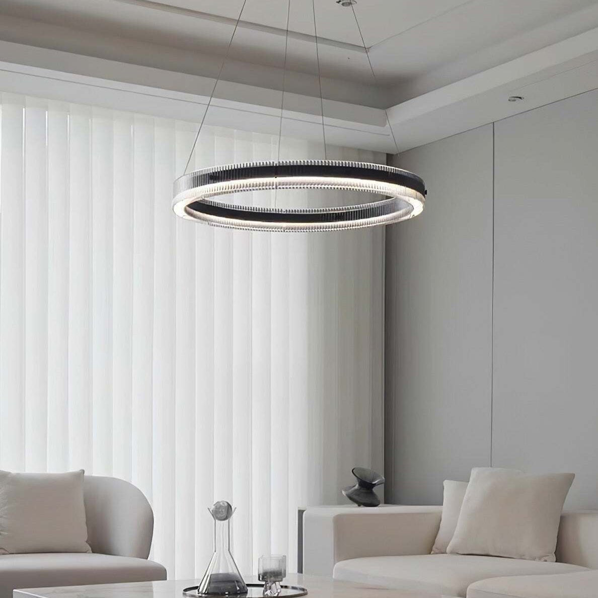 Veliviel minimalistisk LED-ringkrone