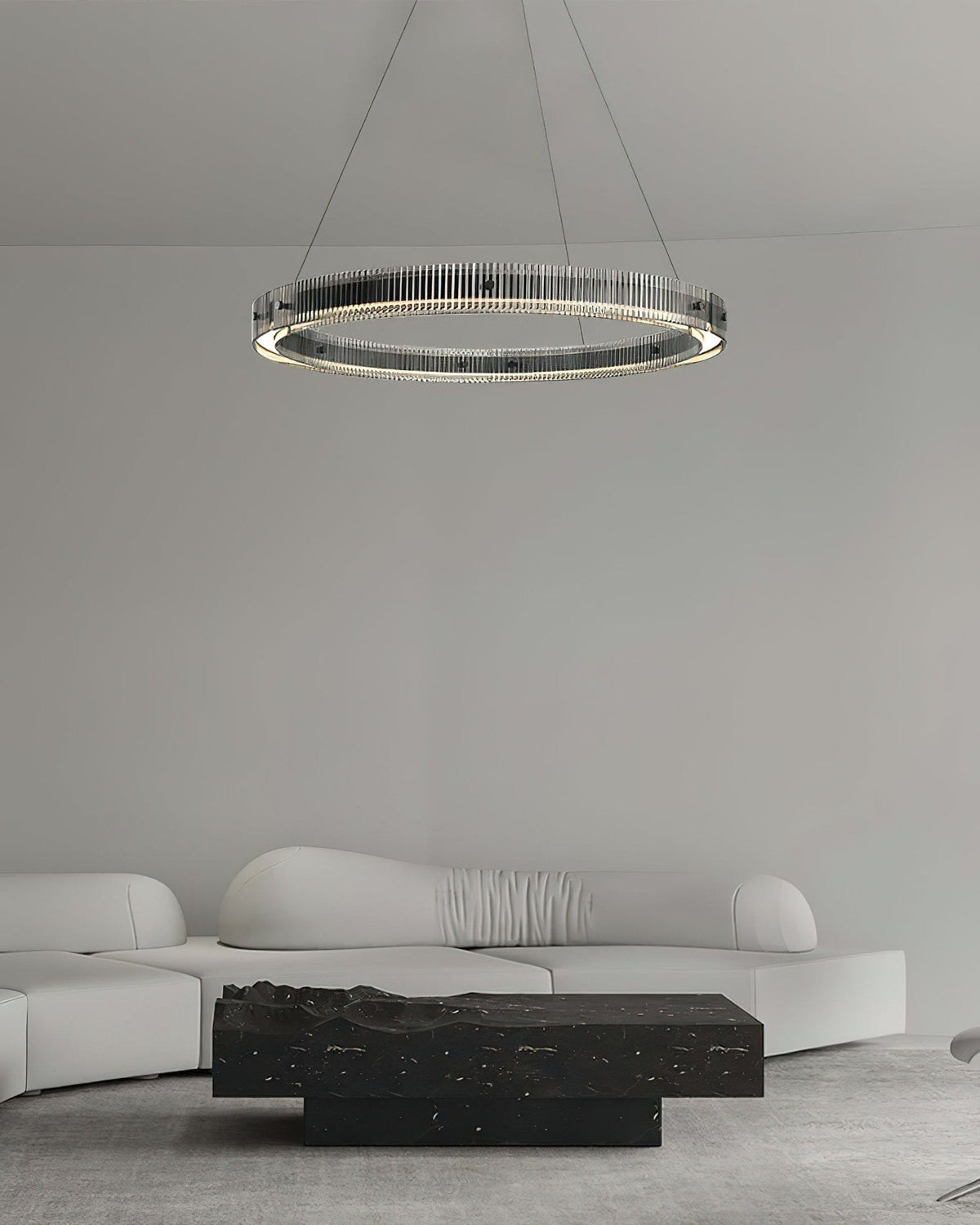 Veliviel minimalistisk LED-ringkrone