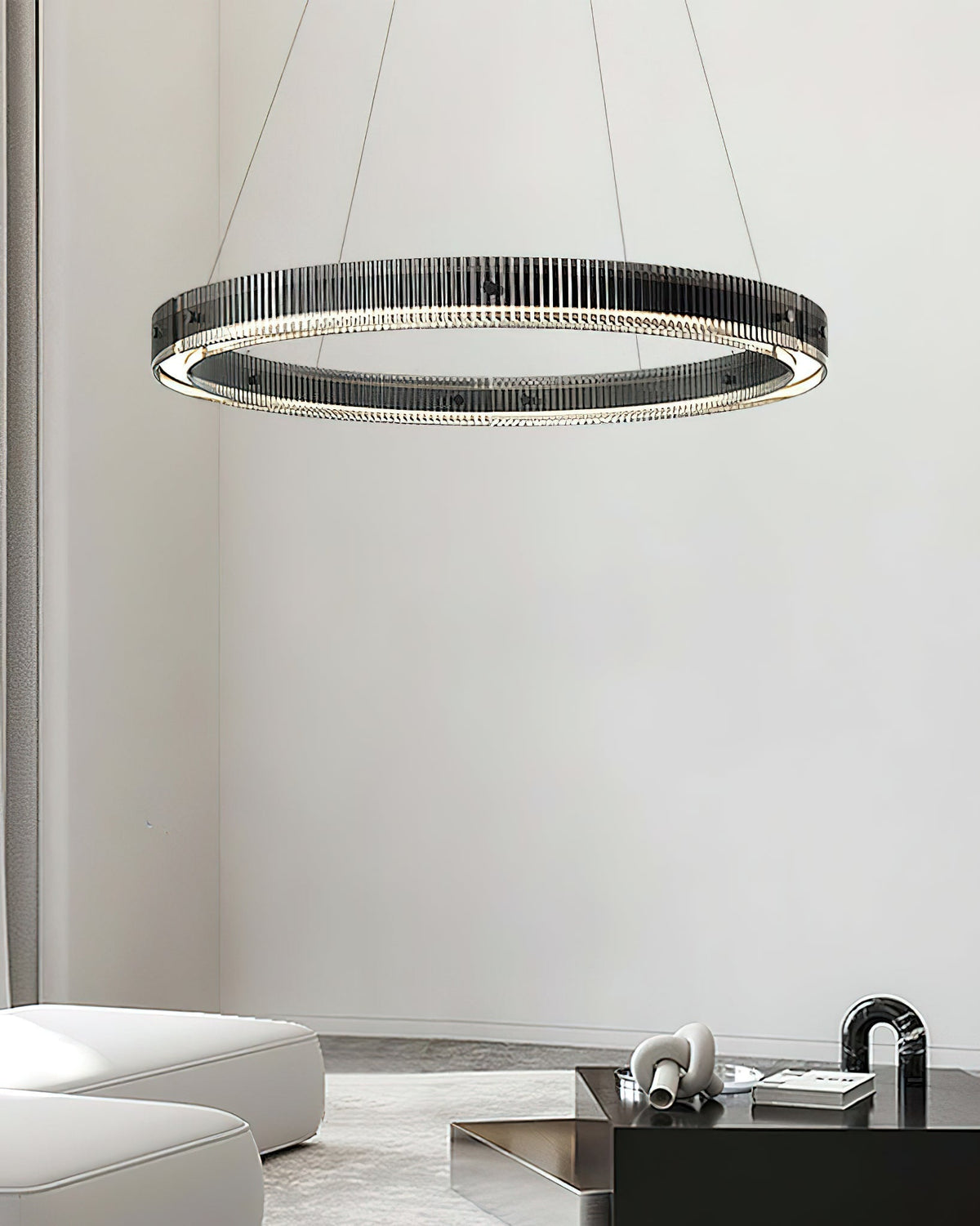 Veliviel minimalistisk LED-ringkrone
