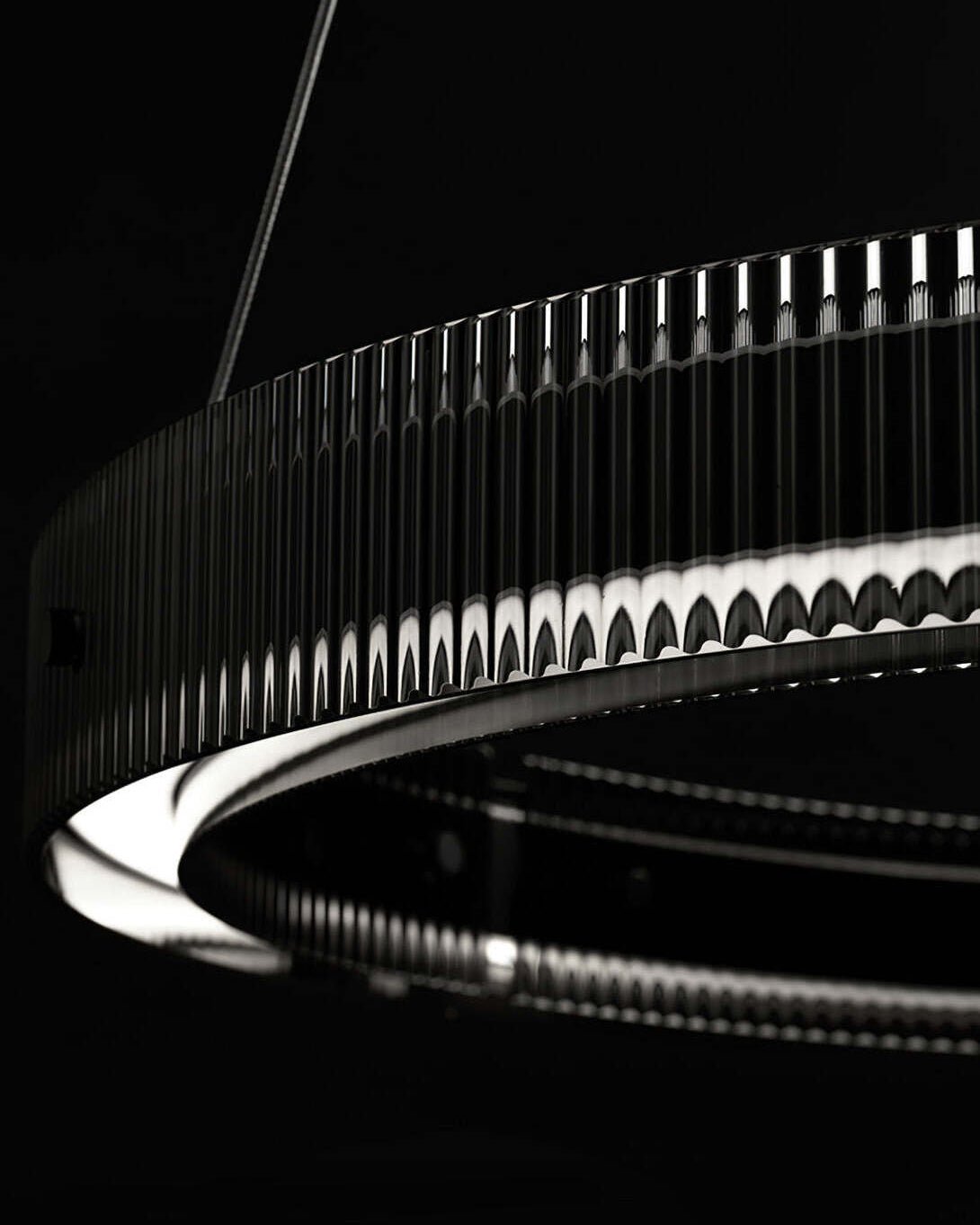 Veliviel minimalistisk LED-ringkrone