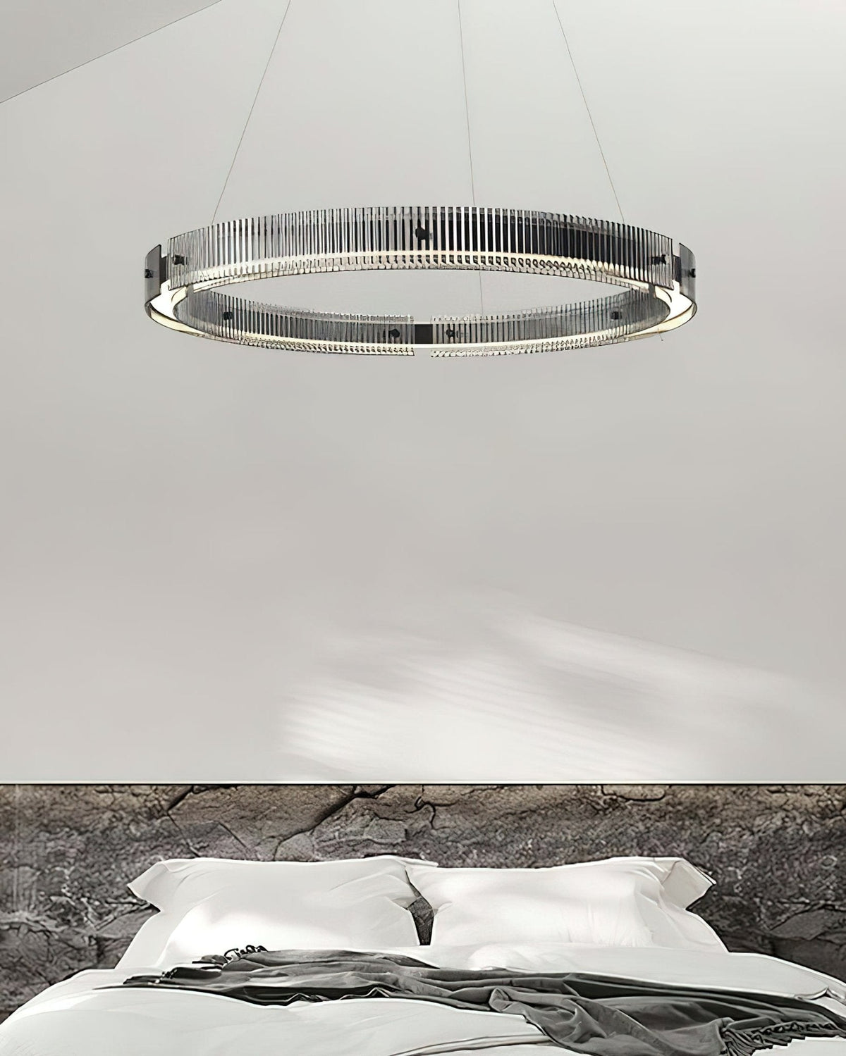 Veliviel minimalistisk LED-ringkrone
