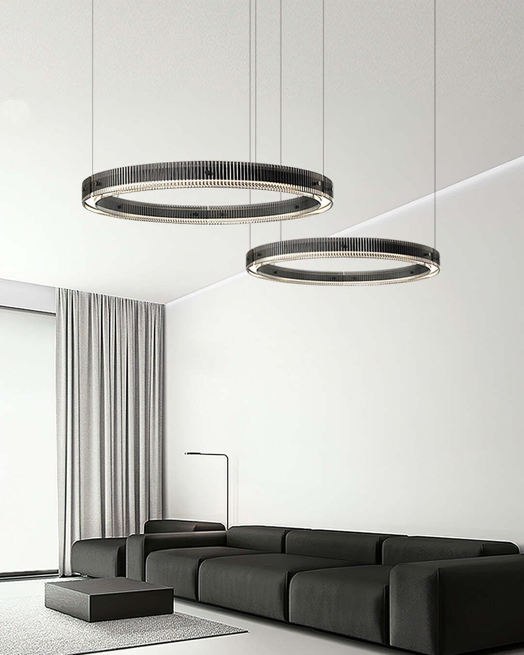 Veliviel minimalistisk LED-ringkrone