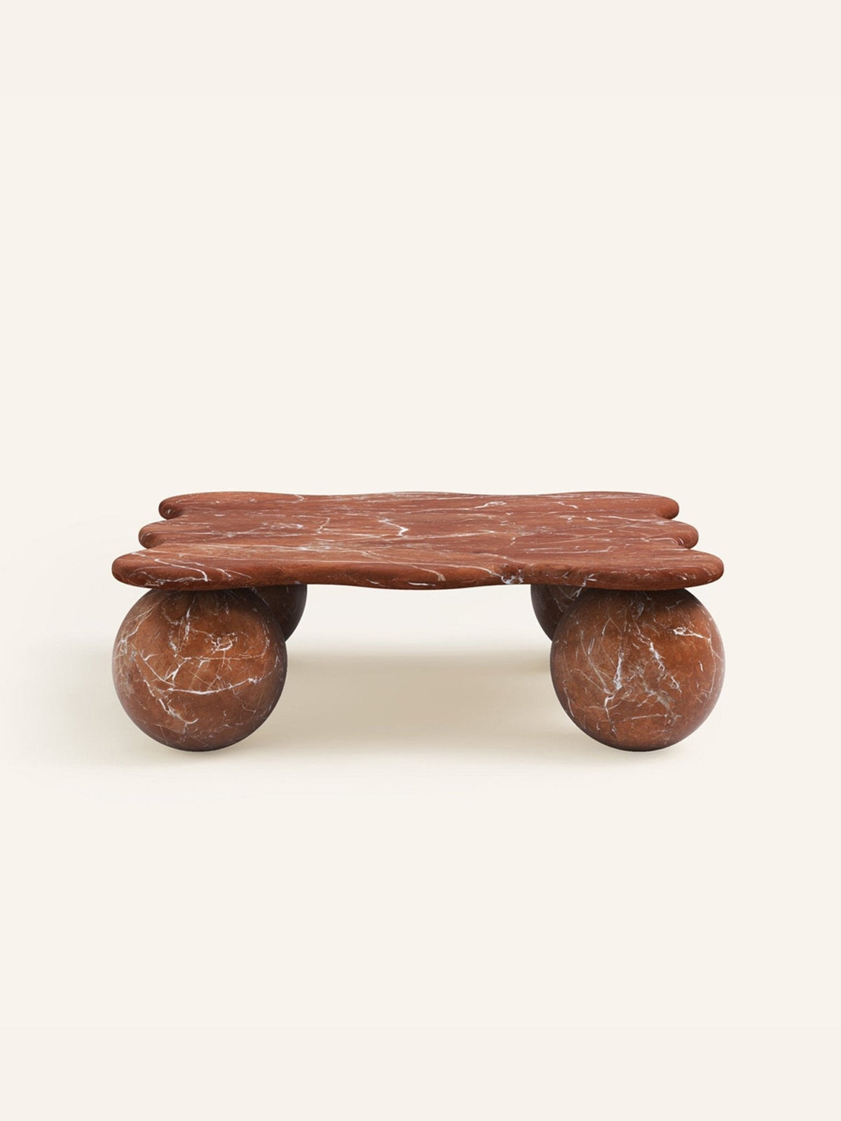 Mesa sofabord i rullestenssten
