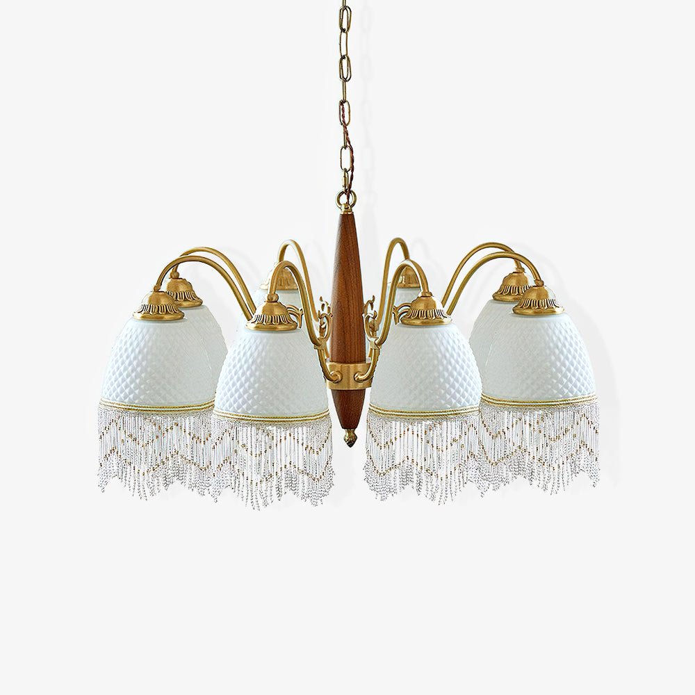 Yaves vintagekrona med tofs och glas