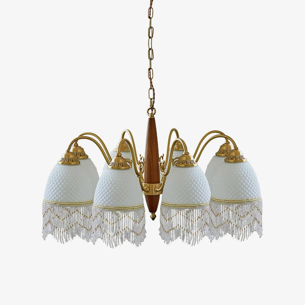 Yaves vintagekrona med tofs och glas