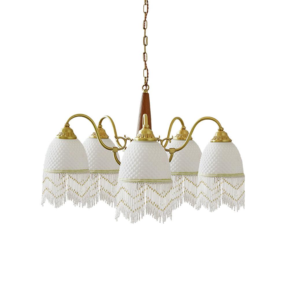 Yaves vintagekrona med tofs och glas