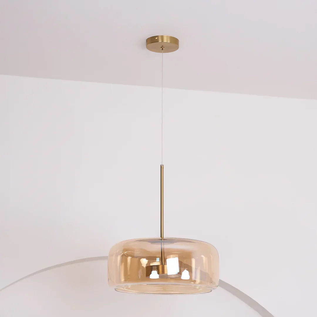 Lioren Pendant Light Morden Glass Clear/Smoky/Amber