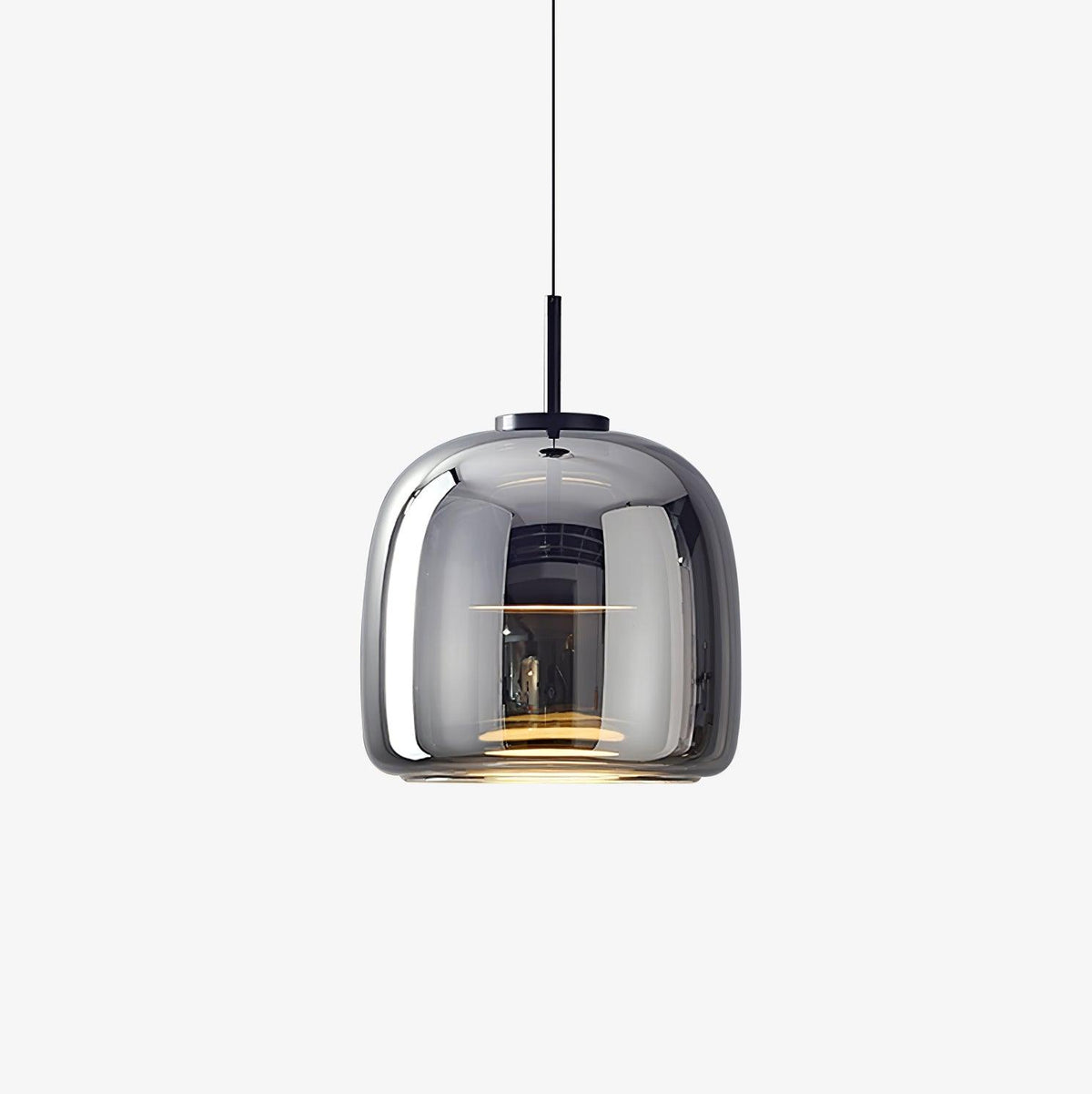 Obsidian moderne glaspendel
