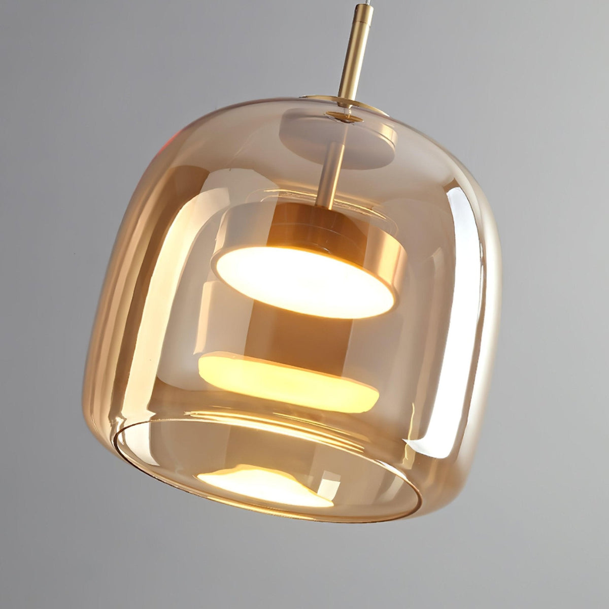 Obsidian moderne glaspendel