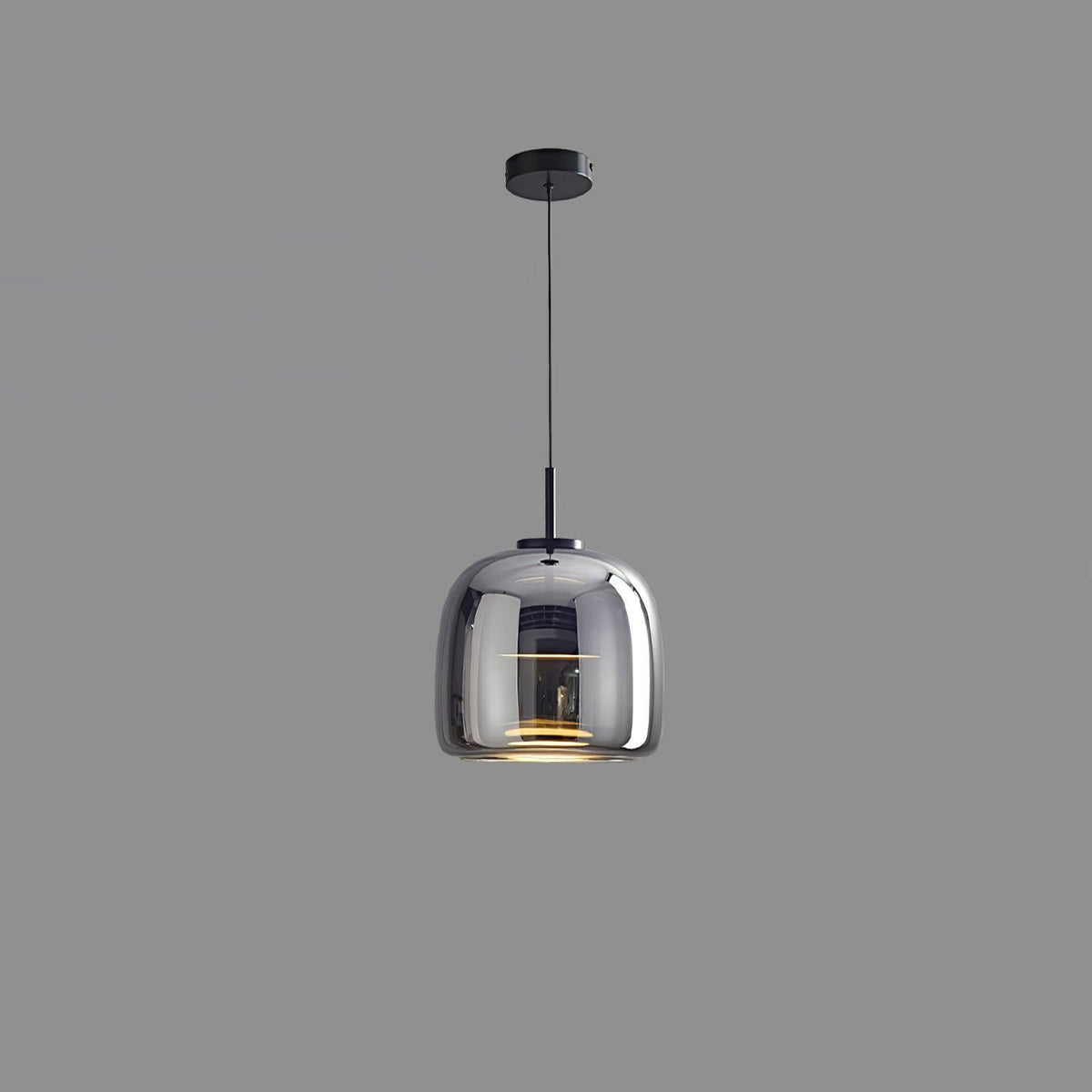 Obsidian moderne glaspendel