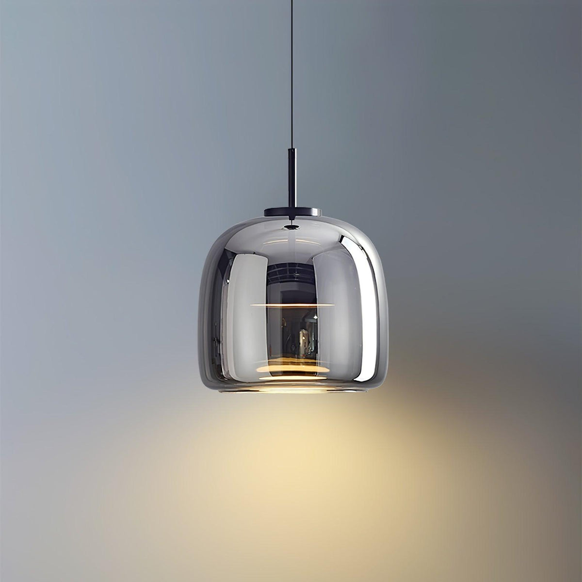 Obsidian moderne glaspendel