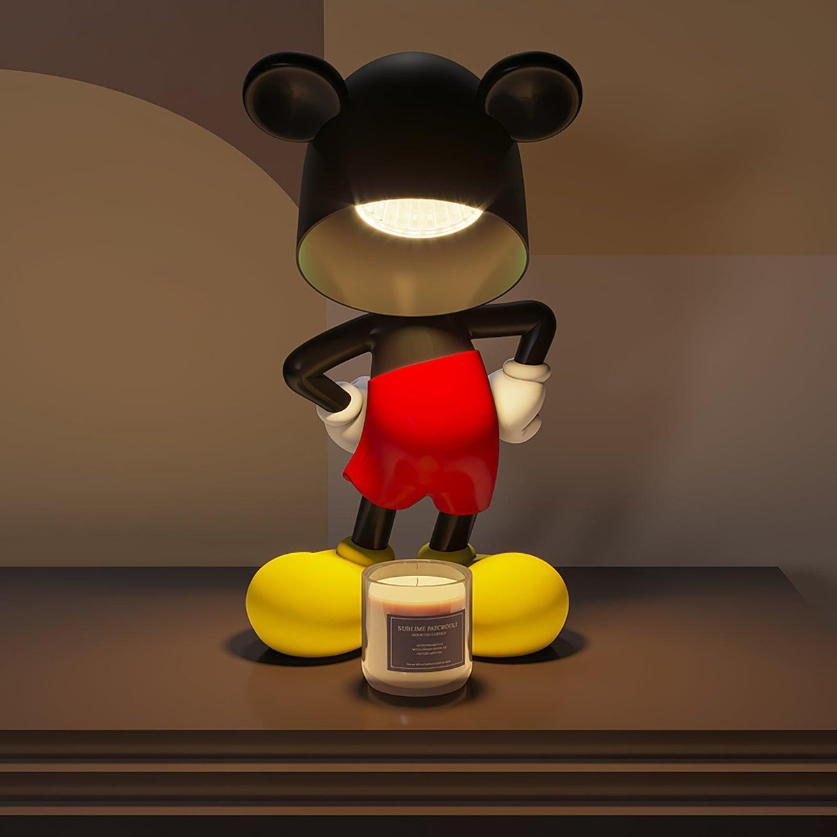 Candeeiro aquecedor Mickey