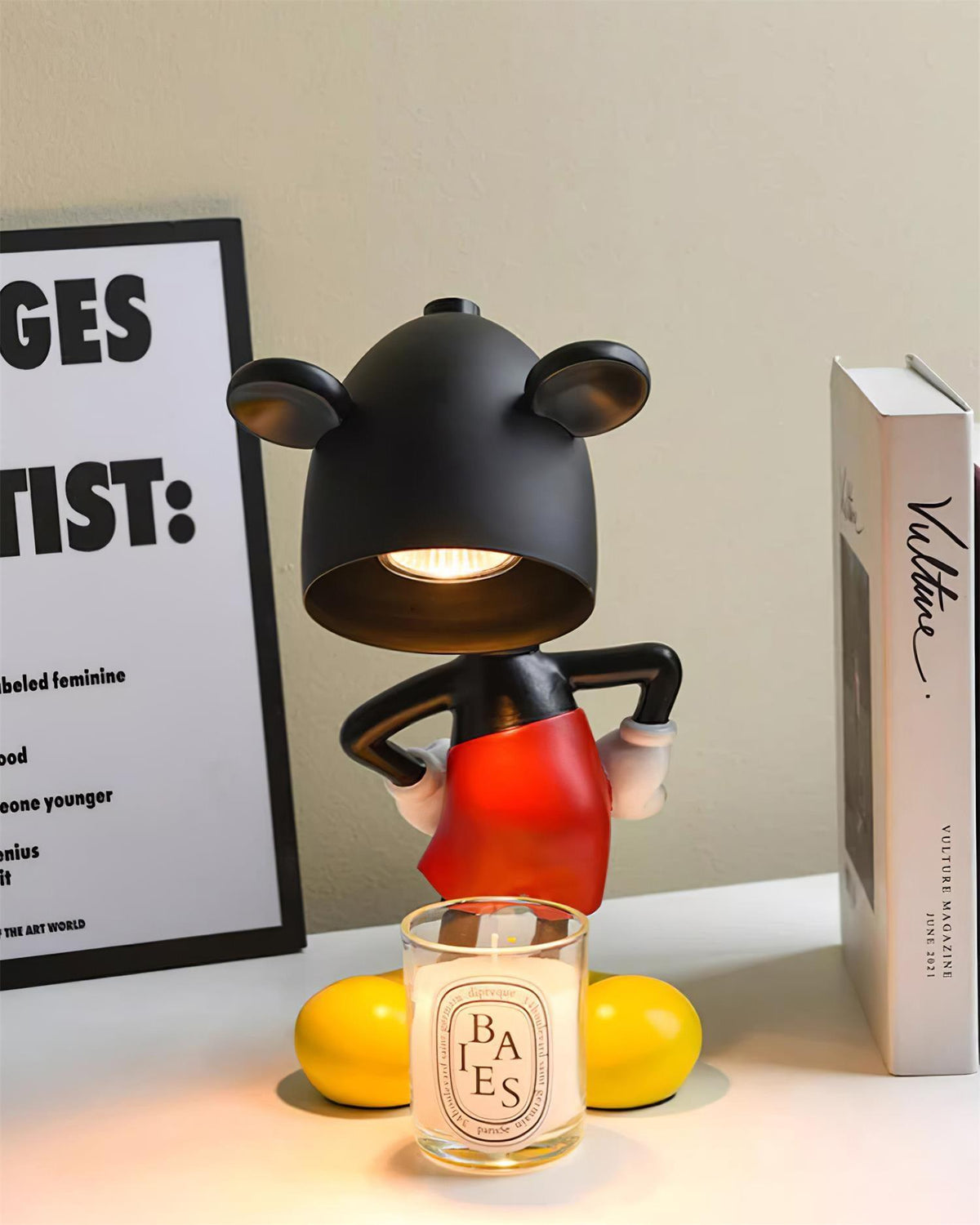 Candeeiro aquecedor Mickey