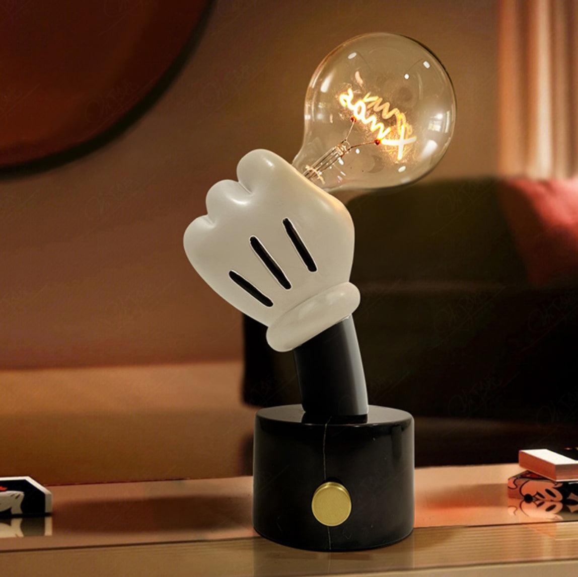 Cosoril tecknad bordslampa med handskar