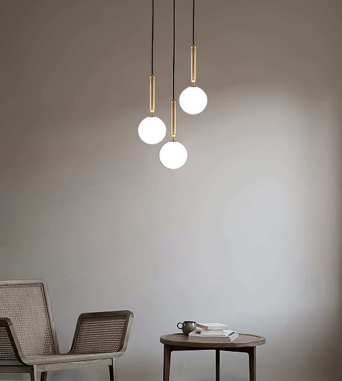 Teloza teollistyylinen messinkiriippuvalaisin