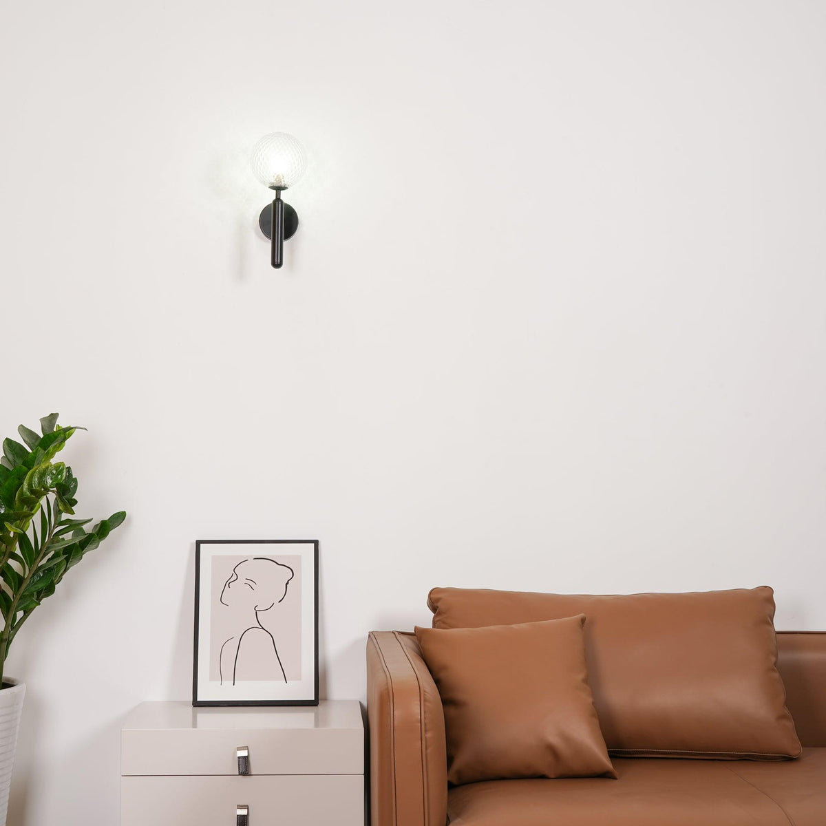 Candeeiro de parede moderno e minimalista em latão Culorara