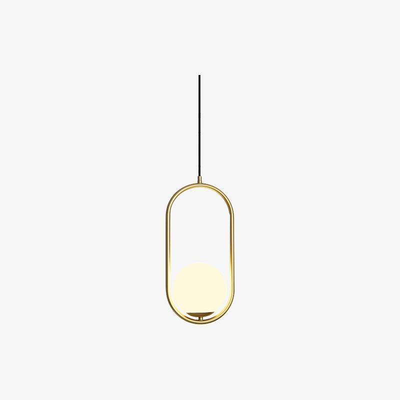 Sorveth moderne pendellampe i messing