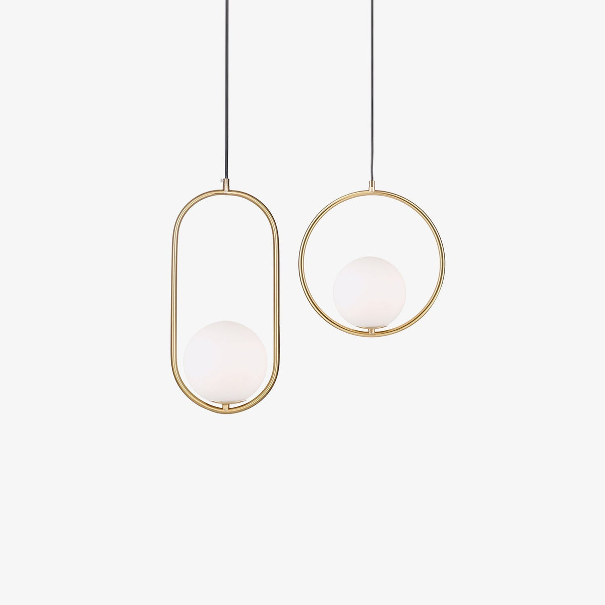 Sorveth moderne pendellampe i messing