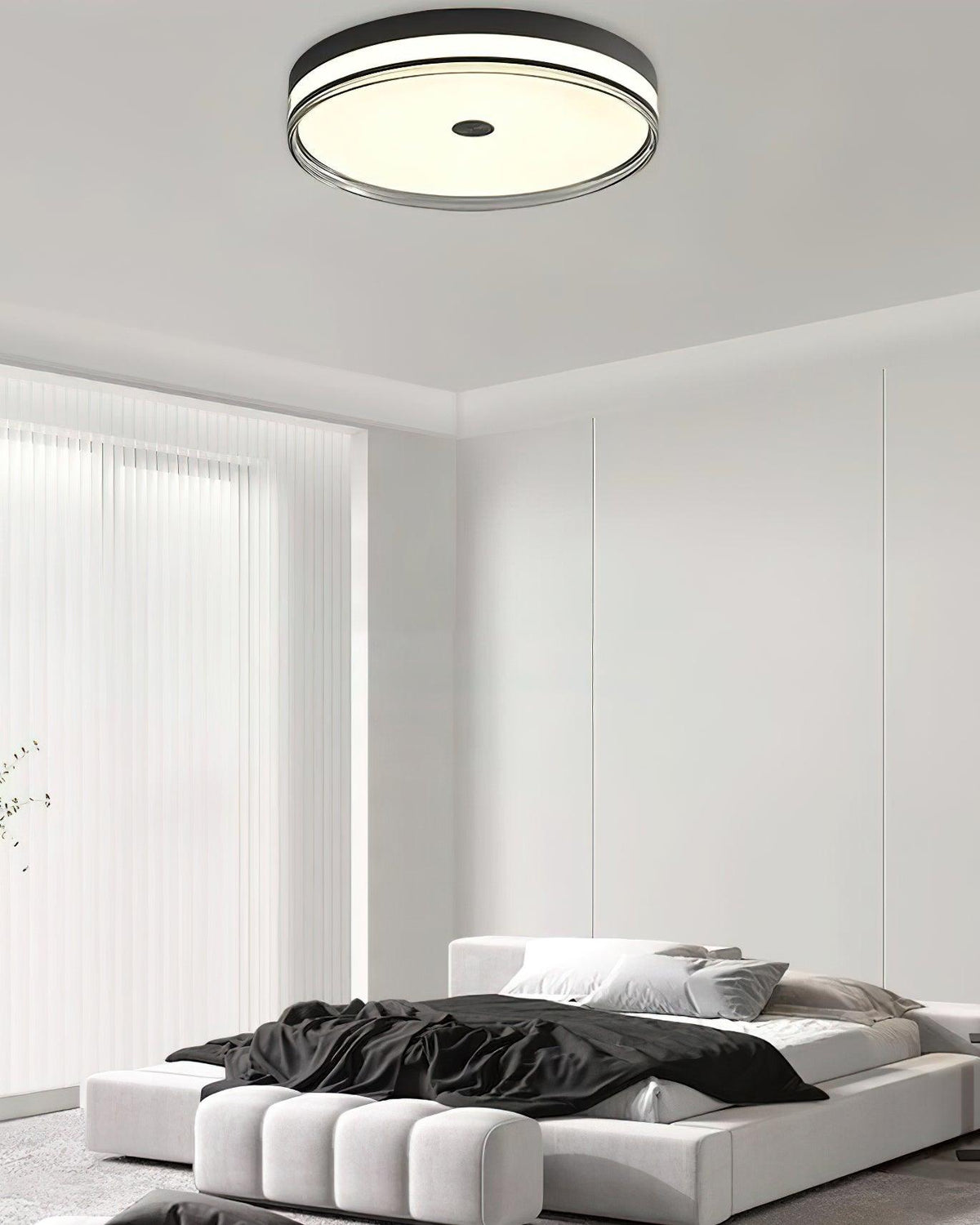 Orbit moderne loftslampe i aluminium