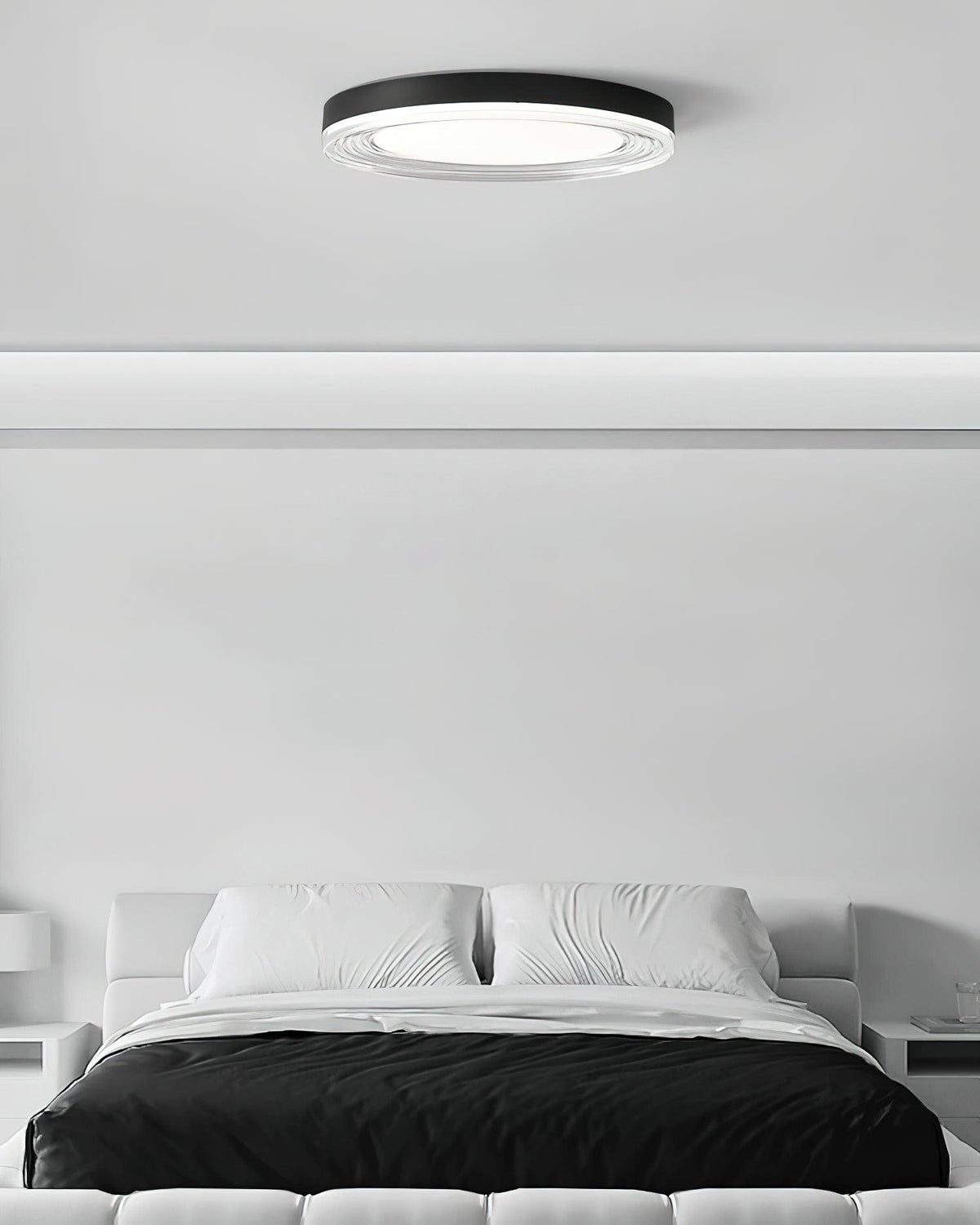 Orbit moderne loftslampe i aluminium