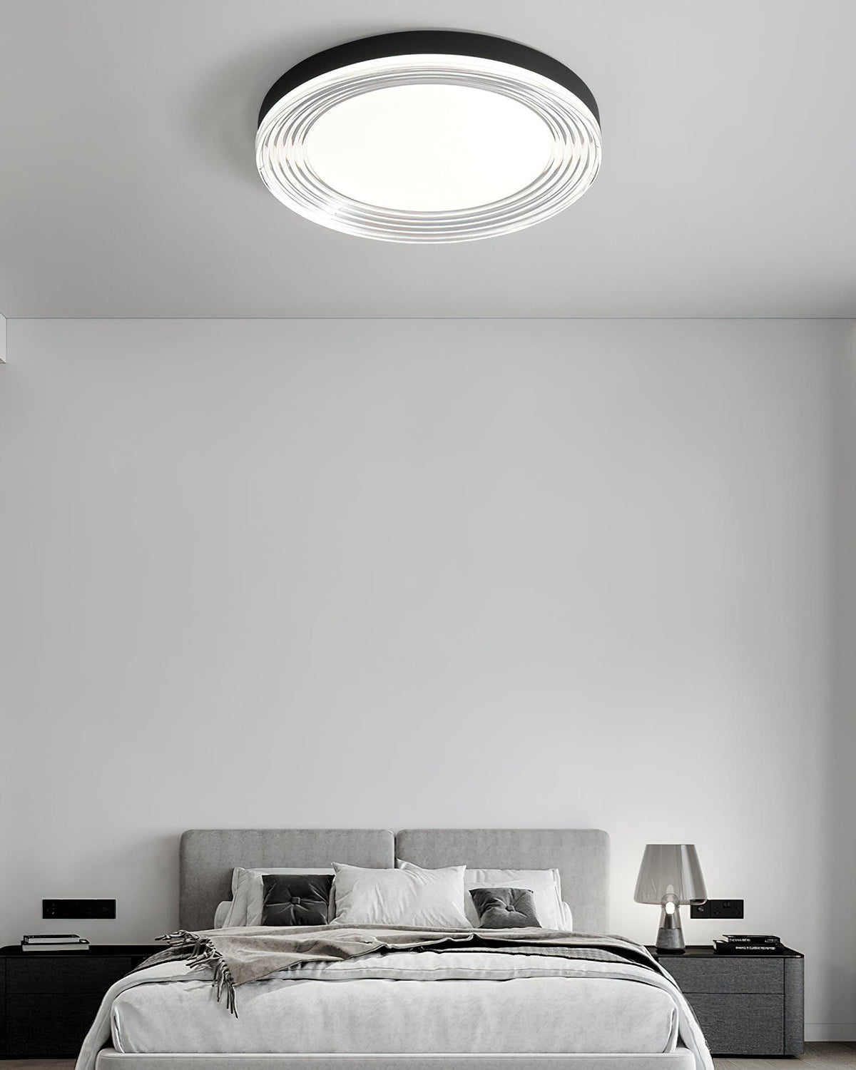 Orbit moderne loftslampe i aluminium