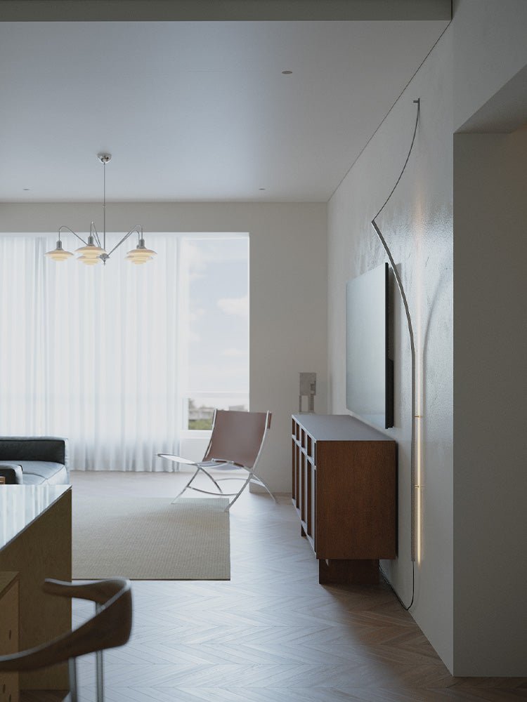 Rivenaine bandformad LED-vägglampa