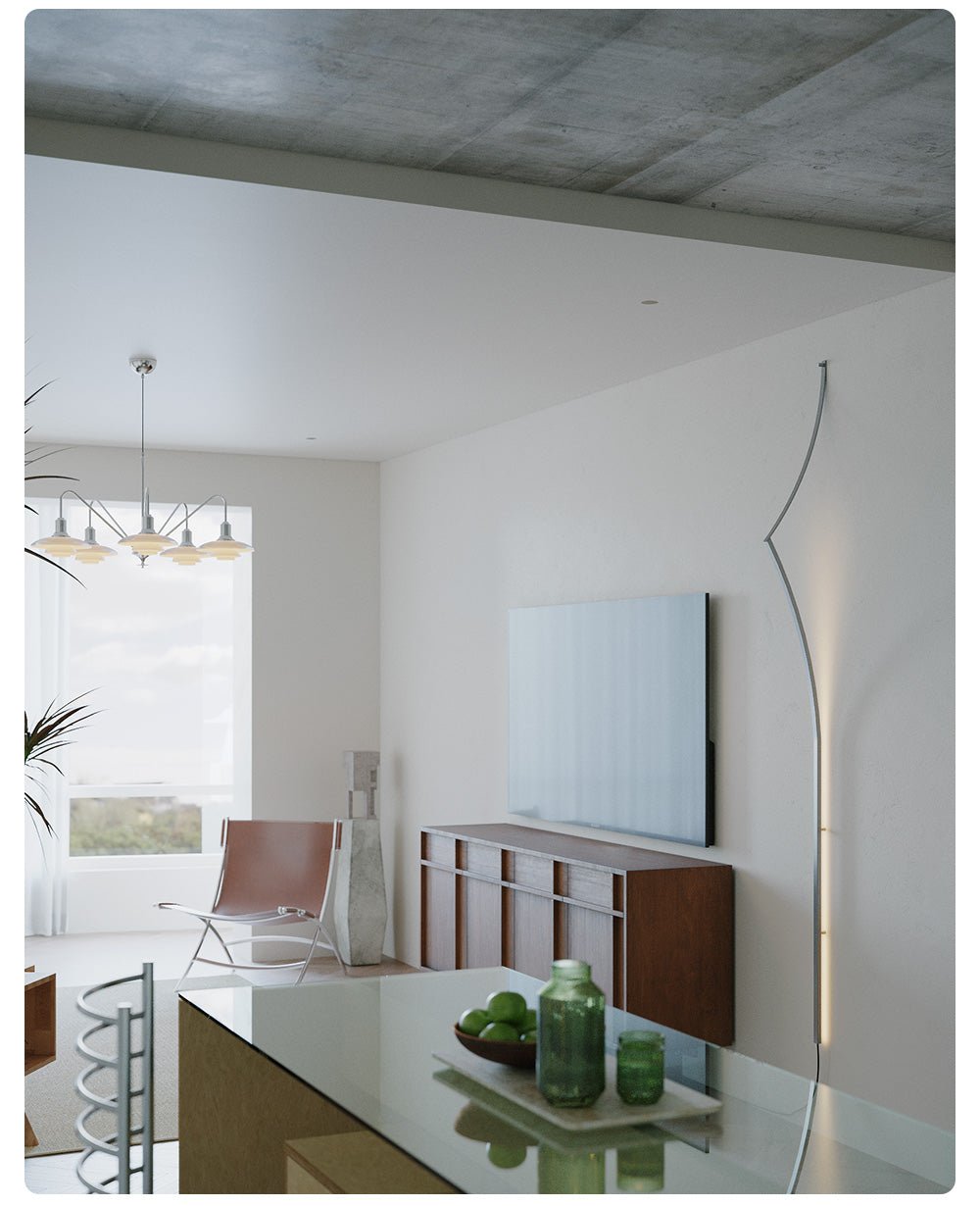 Rivenaine bandformad LED-vägglampa