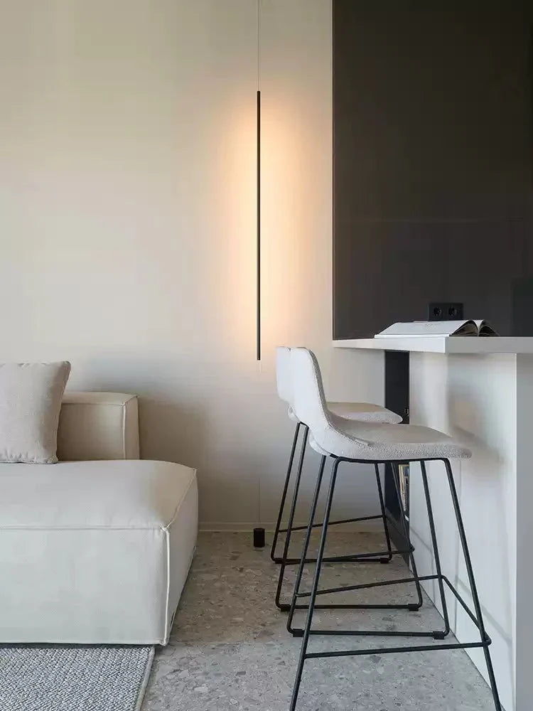 Caelorian minimalistisk linjär LED-pendellampa