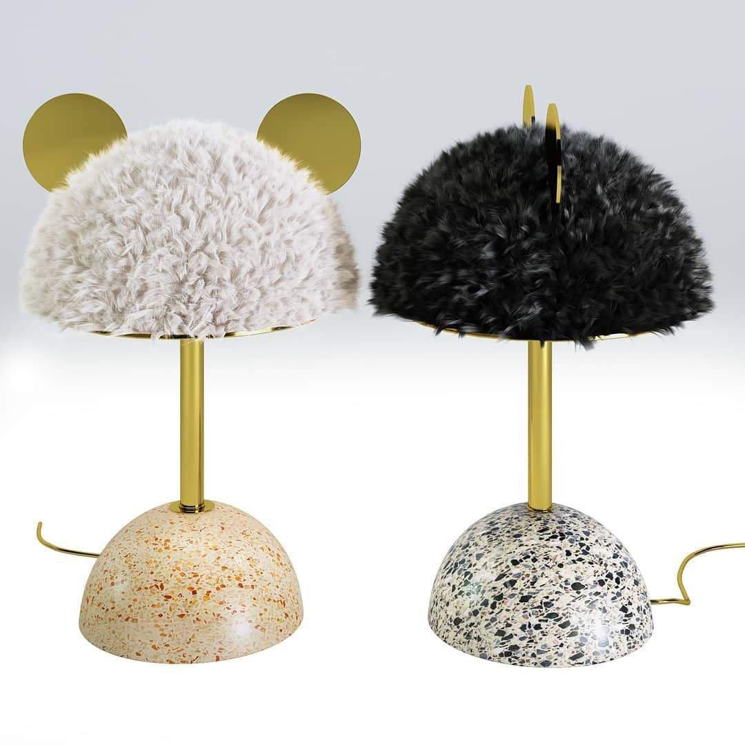 Terienise moderne bordlampe