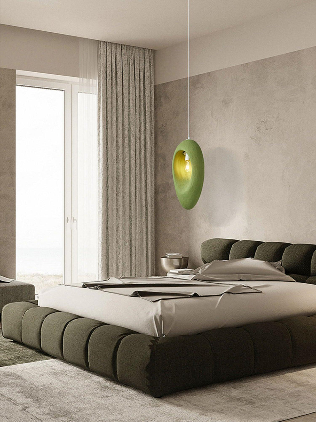 Ulrinara modern minimalistisk pendellampa i plast