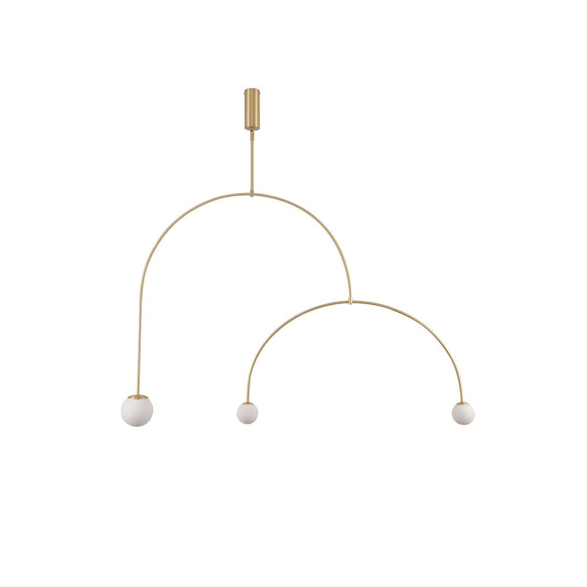 Candelabro Viraiseon móvel, preto e minimalista