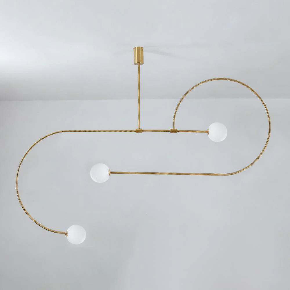 Candelabro Viraiseon móvel, preto e minimalista