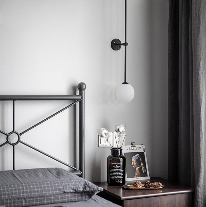 Veluelle modern minimalistisk mobil vägglampa i glas