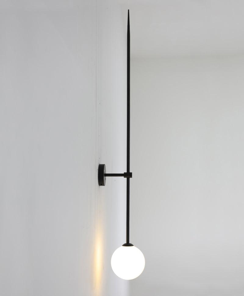 Veluelle modern minimalistisk mobil vägglampa i glas