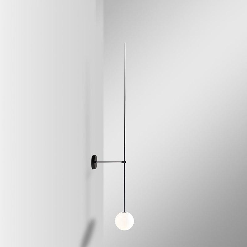 Veluelle modern minimalistisk mobil vägglampa i glas